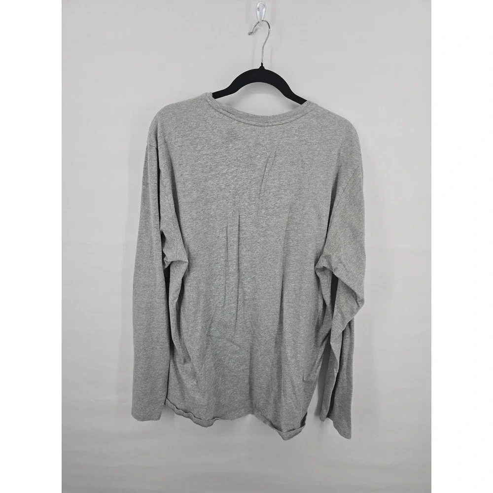 Polo Ralph Lauren Mens Polo Bear‎ Long Sleeve T-Shirt Heather Grey XL